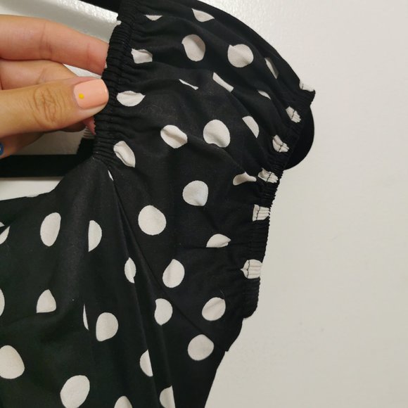 Collectief 50s Dolores Doll polka swingdress - Picture 6 of 9